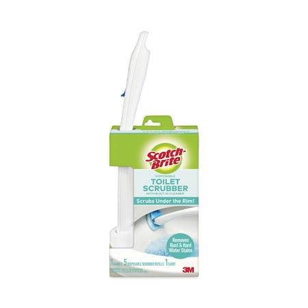 Scotch-Brite Toilet Scrubber Starter Kit, 1 Handle and 5 Scrubbers 558-SK-4NP